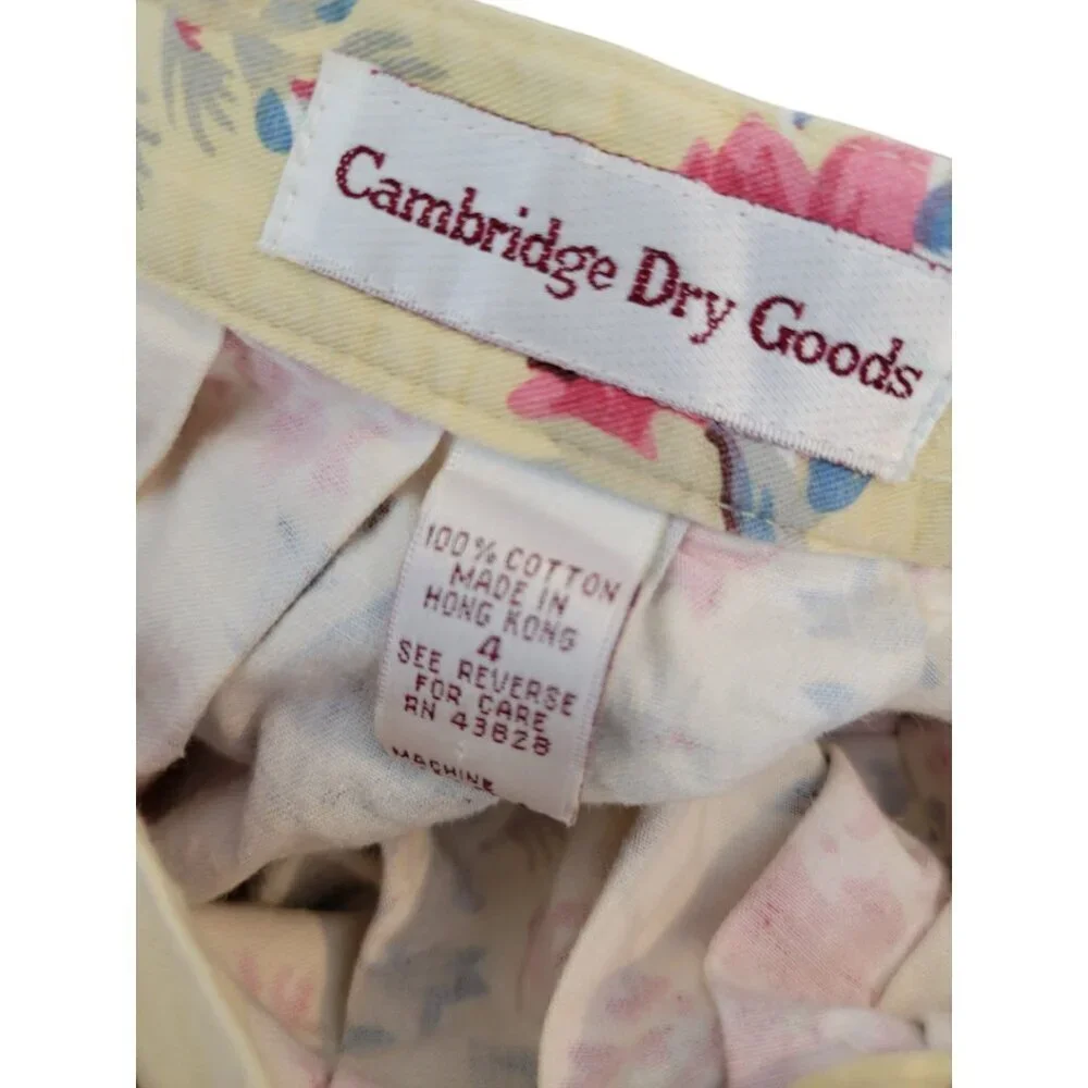 Vintage Women's Cambridge Dry Goods Floral Country Chic Skirt 4 - Picture 3 of 4